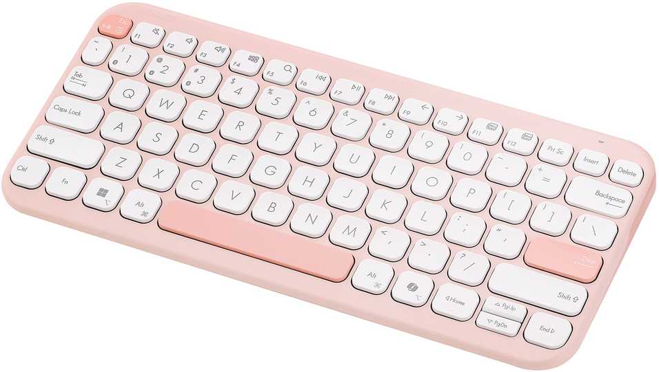 Klaviatūra Asus KW100 Marshmallow (90XB0880-BKB4I0)