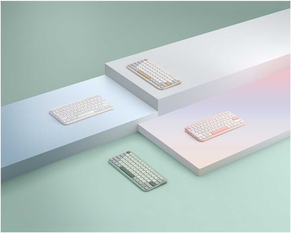 Klaviatūra Asus KW100 Marshmallow (90XB0880-BKB4I0)
