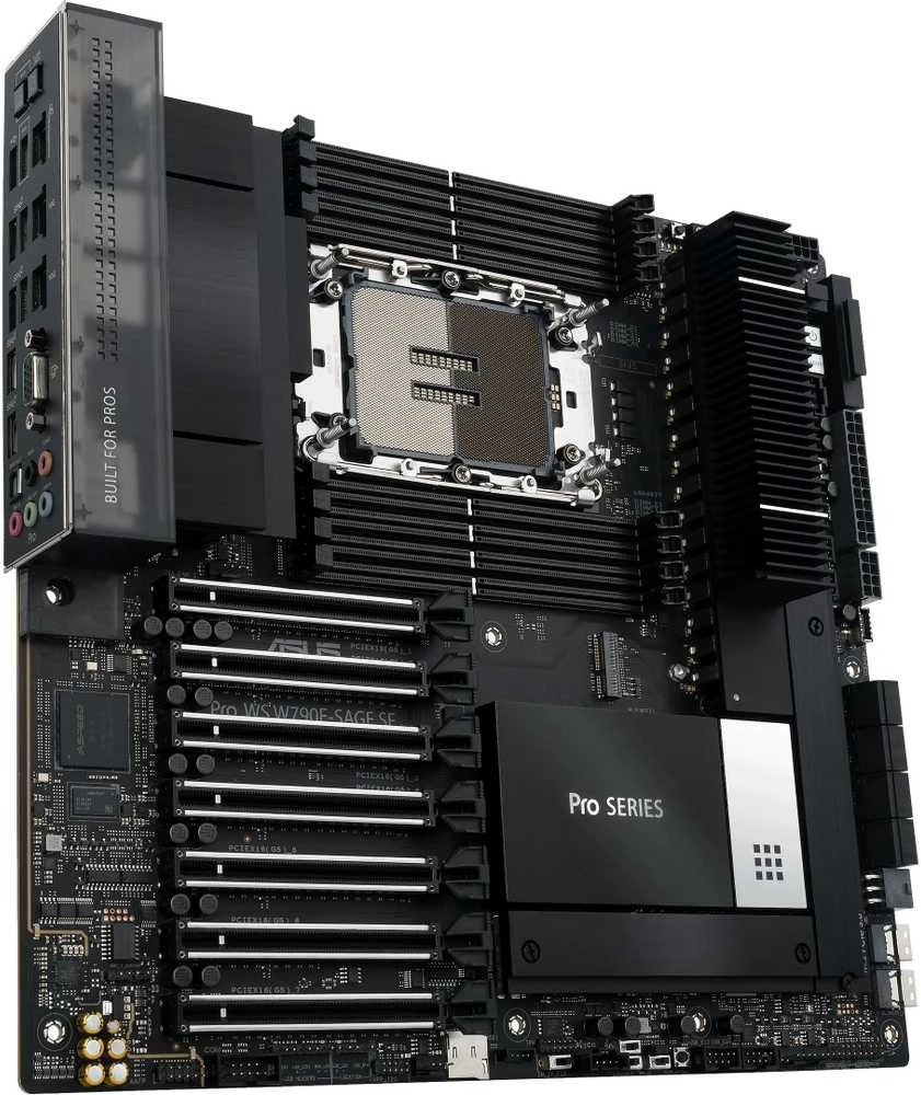 Pagrindinė plokštė Asus PRO WS W790E-SAGE SE/Intel W790/LGA4677/EEB
