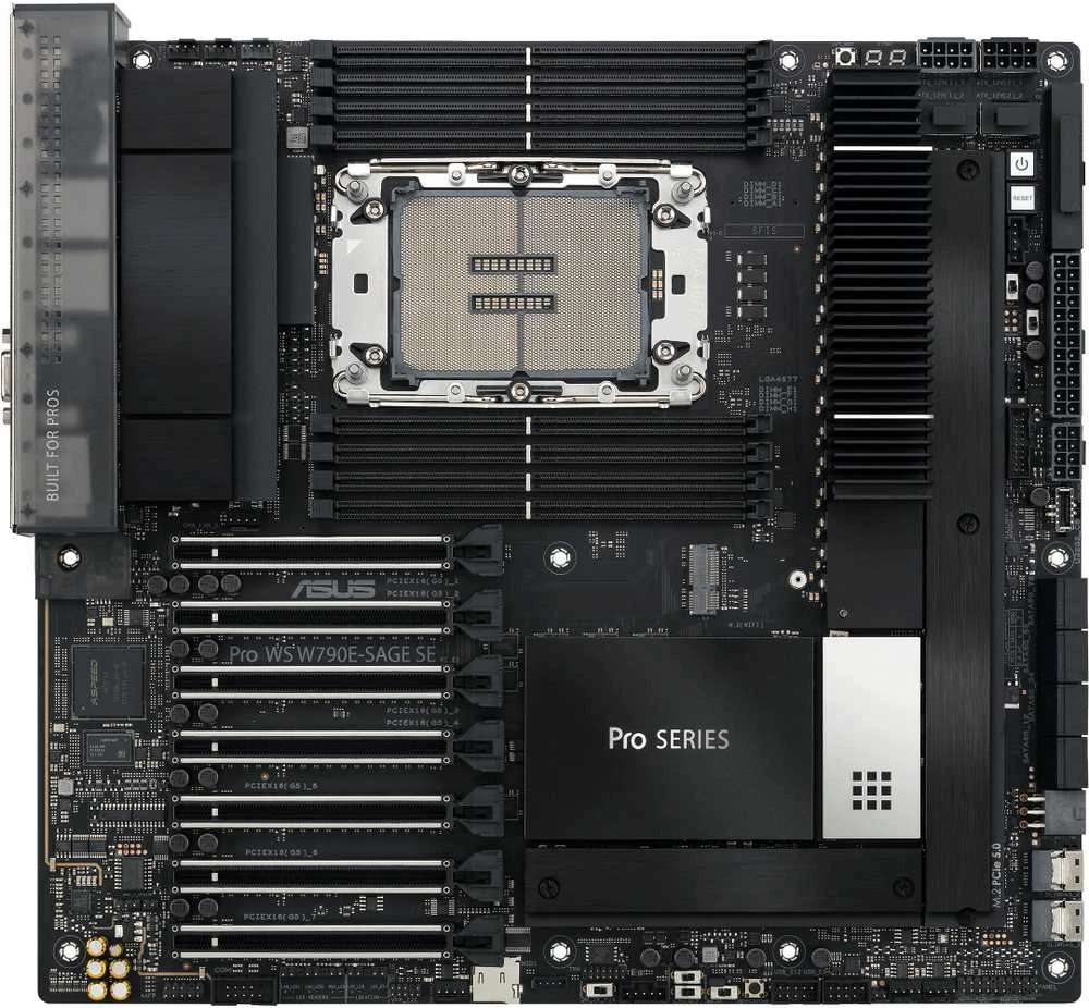 Pagrindinė plokštė Asus PRO WS W790E-SAGE SE/Intel W790/LGA4677/EEB