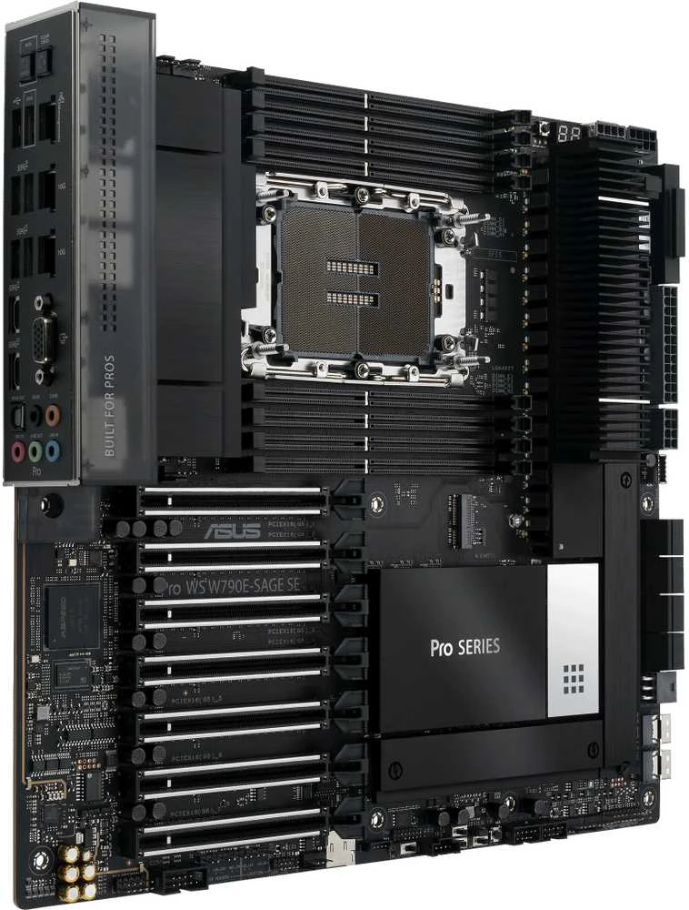 Pagrindinė plokštė Asus PRO WS W790E-SAGE SE/Intel W790/LGA4677/EEB