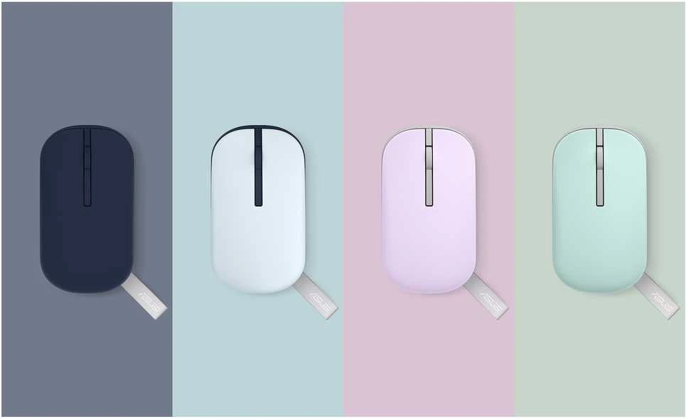 Asus Marshmallow Pelė | MD100 | Pelė | 2.4 GHz, Bluetooth | Pilkas