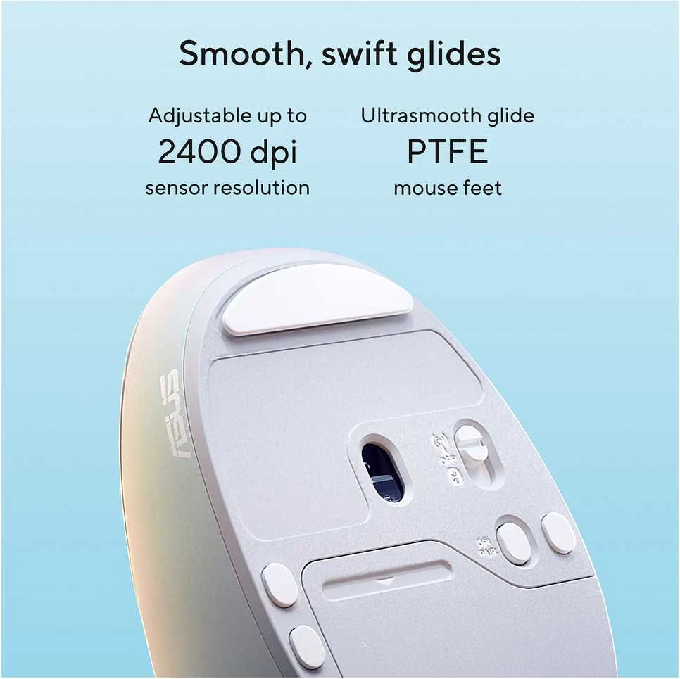 Asus Fragrance MD101 | Pelė | 2.4 GHz, Bluetooth | Rose Clay