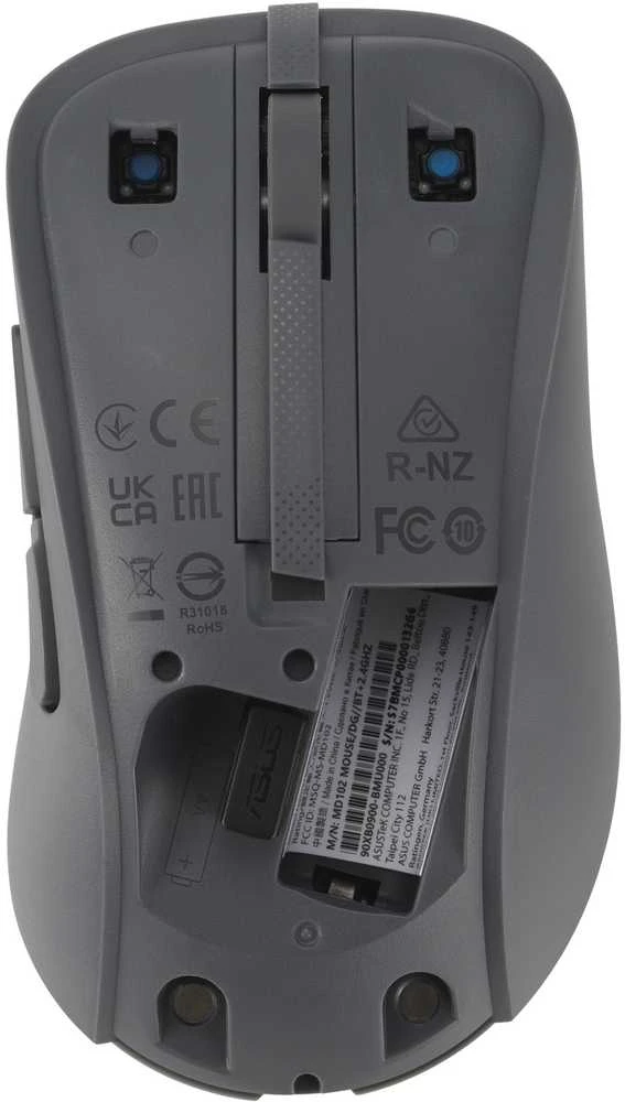 Asus Belaidė pelė | MD102 | Pelė | 2.4 GHz, Bluetooth | Dark Gray