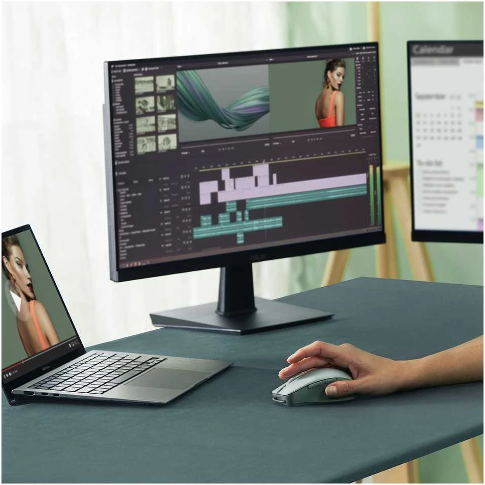Asus SmartO Pelė | MD200 | Pelė | Wireless | 2.4 GHz, Bluetooth | Žalias Tea Latte