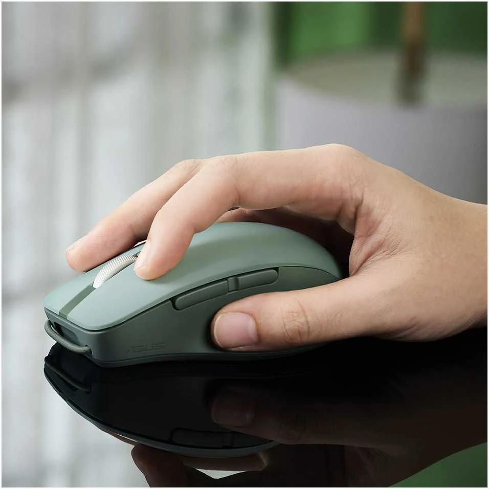 Asus SmartO Pelė | MD200 | Pelė | Wireless | 2.4 GHz, Bluetooth | Žalias Tea Latte