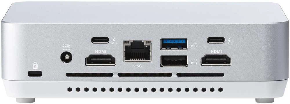 ASUS NUC 14pro+/RNUC14RVSU700002I/Intel Ultra 7 155H/Intel Arc grafika/4xUSB/M.2 22x80 NVMe; 22x42 NVMe/2,5Gbe LAN/2xHDMI/2x Thunderbolt 4 (USB-C+DP)/be saugyklos/be RAM/AX211.D2WG.NV/be OS/EU Cord/Kit(L6)/EAN:4711387496725