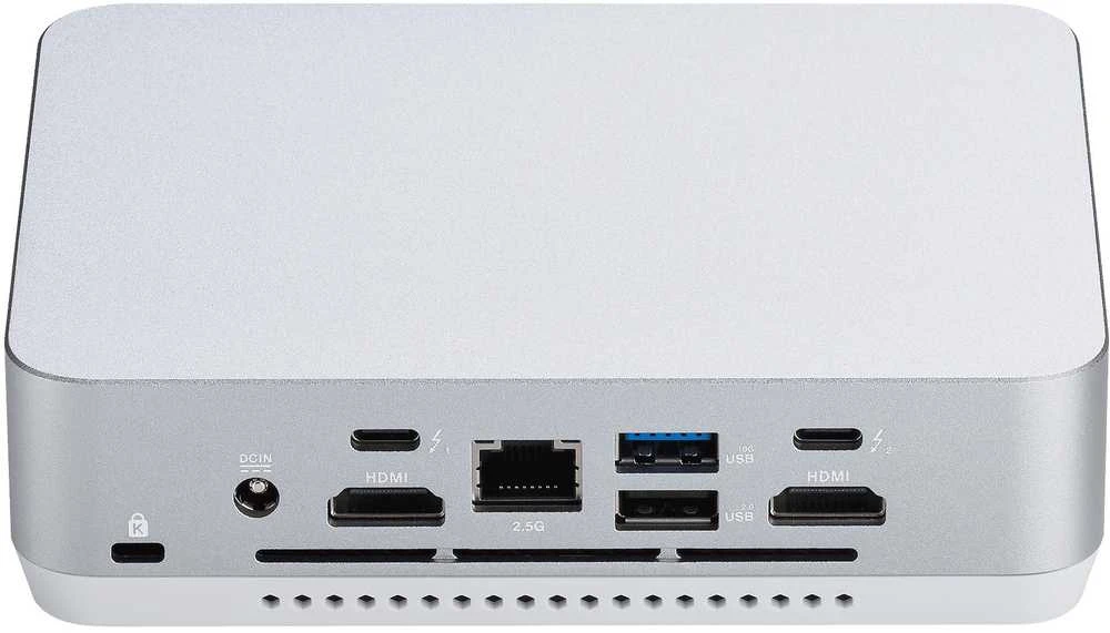 ASUS NUC 14pro+/RNUC14RVSU700002I/Intel Ultra 7 155H/Intel Arc grafika/4xUSB/M.2 22x80 NVMe; 22x42 NVMe/2,5Gbe LAN/2xHDMI/2x Thunderbolt 4 (USB-C+DP)/be saugyklos/be RAM/AX211.D2WG.NV/be OS/EU Cord/Kit(L6)/EAN:4711387496725