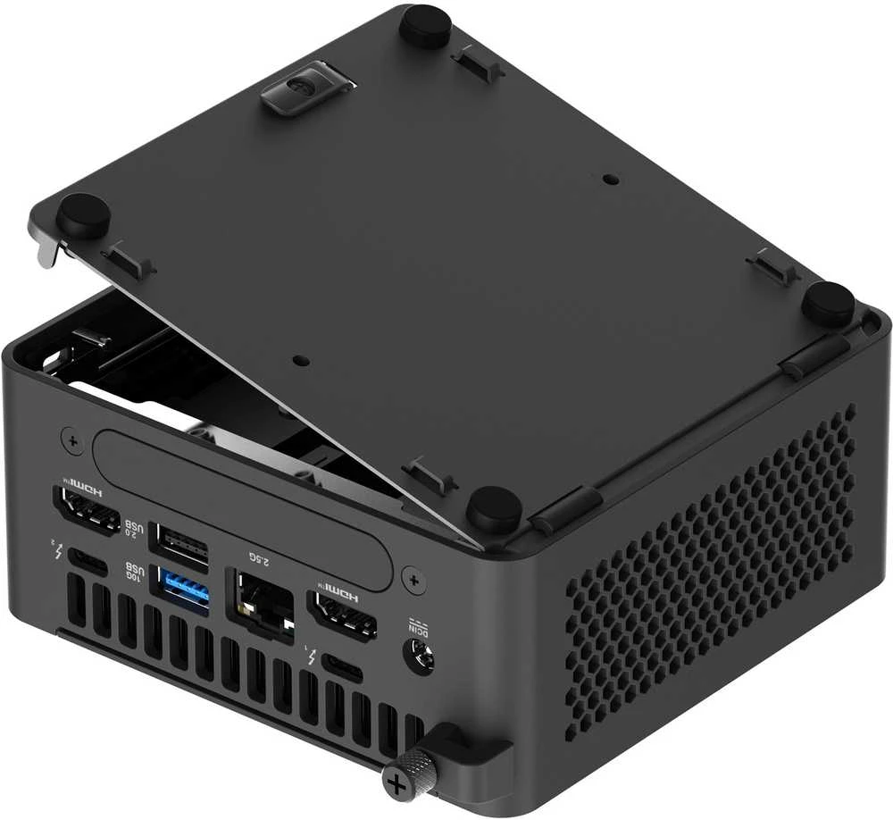 ASUS RNUC15CRHI300002 „Barebone“ Intel Core 3 100U rinkinys L6 EU laidas