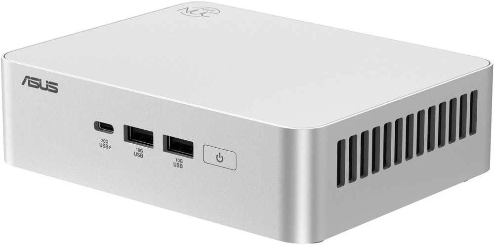 ASUS NUC 15pro+ / RNUC15CRSU500002 / Intel Ultra 5 225H / Intel Arc grafika / nėra atminties / nėra RAM / Intel Wi-Fi 7 BE201 / nėra OS / ES laidas / rinkinys (L6) / EAN: 4711387950234