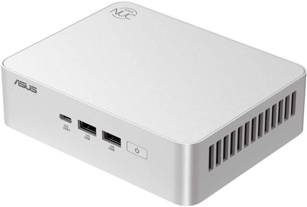 ASUS NUC 15pro+ / RNUC15CRSU500002 / Intel Ultra 5 225H / Intel Arc grafika / nėra atminties / nėra RAM / Intel Wi-Fi 7 BE201 / nėra OS / ES laidas / rinkinys (L6) / EAN: 4711387950234
