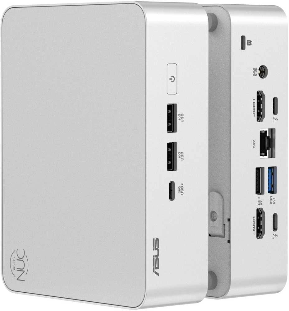 Kompiuteris ASUS NUC 15 PRO+ RNUC15CRSV500002 (ARL-H 28W vPro (U5 235H), be RAM, be saugyklos, integruotas VGA, be OS, ES laidas, rinkinys)