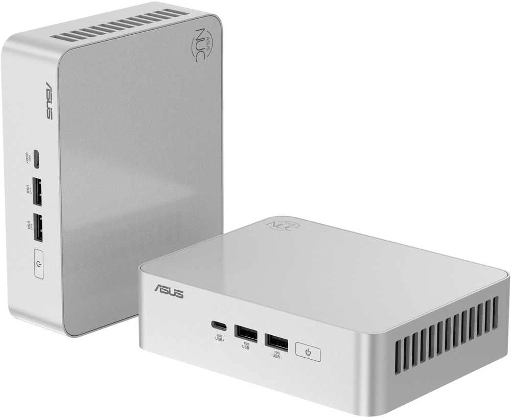 Kompiuteris ASUS NUC 15 PRO+ RNUC15CRSV500002 (ARL-H 28W vPro (U5 235H), be RAM, be saugyklos, integruotas VGA, be OS, ES laidas, rinkinys)