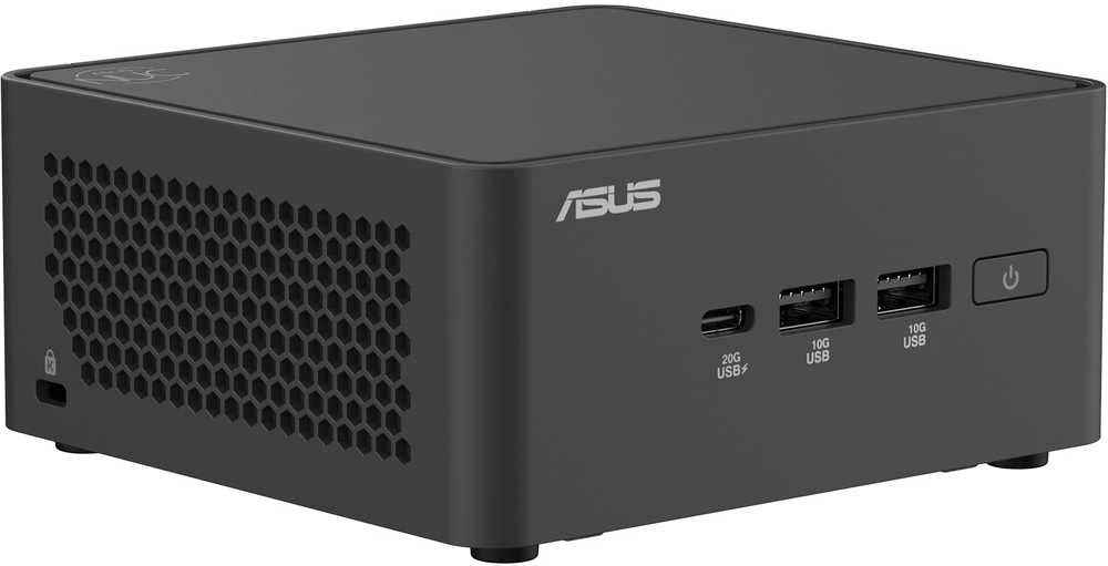 ASUS NUC 15 PRO / RNUC15CRHU500002 / Ultra 5 225H 28W / Intel Arc grafika / be RAM / be saugyklos / Intel Wi-Fi 7 BE201 / USB Total - 7 / 4 USB Type-A / 3 USB Type-C (1x USB3.2 + 2x TB4) / 2x HDMI 2.1 / Palaiko ekranus - 4x 4K / be OS / ES laidas / rinkinys (L6) / aukštas / EAN: 4711387949955