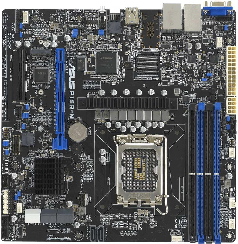 Pagrindinė plokštė ASUS P13R-M Intel C262 LGA 1700 mikro ATX