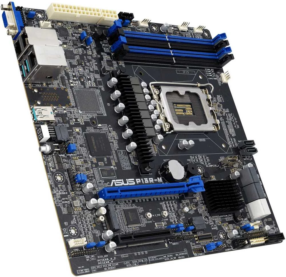Pagrindinė plokštė ASUS P13R-M Intel C262 LGA 1700 mikro ATX