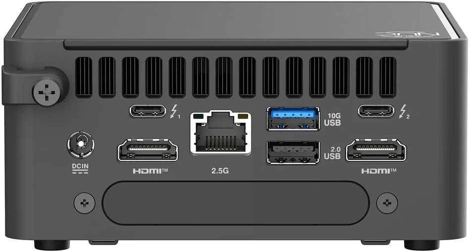 ASUS NUC 15 PRO RNUC15CRHC700000 kompiuteris (RPL-R 45W (C7 240H), be RAM, be saugyklos, integruota VGA, be OS, be laido, rinkinys)