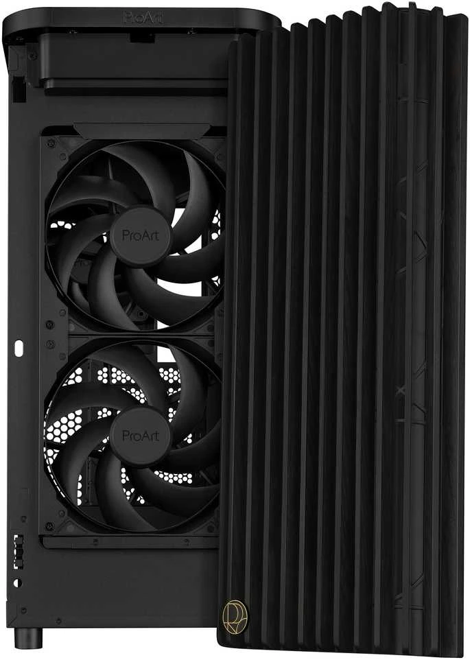 ASUS ProArt PA401 Wood Edition kompiuterio korpusas, Midi-Tower, ATX, Mesh-Panel juodas