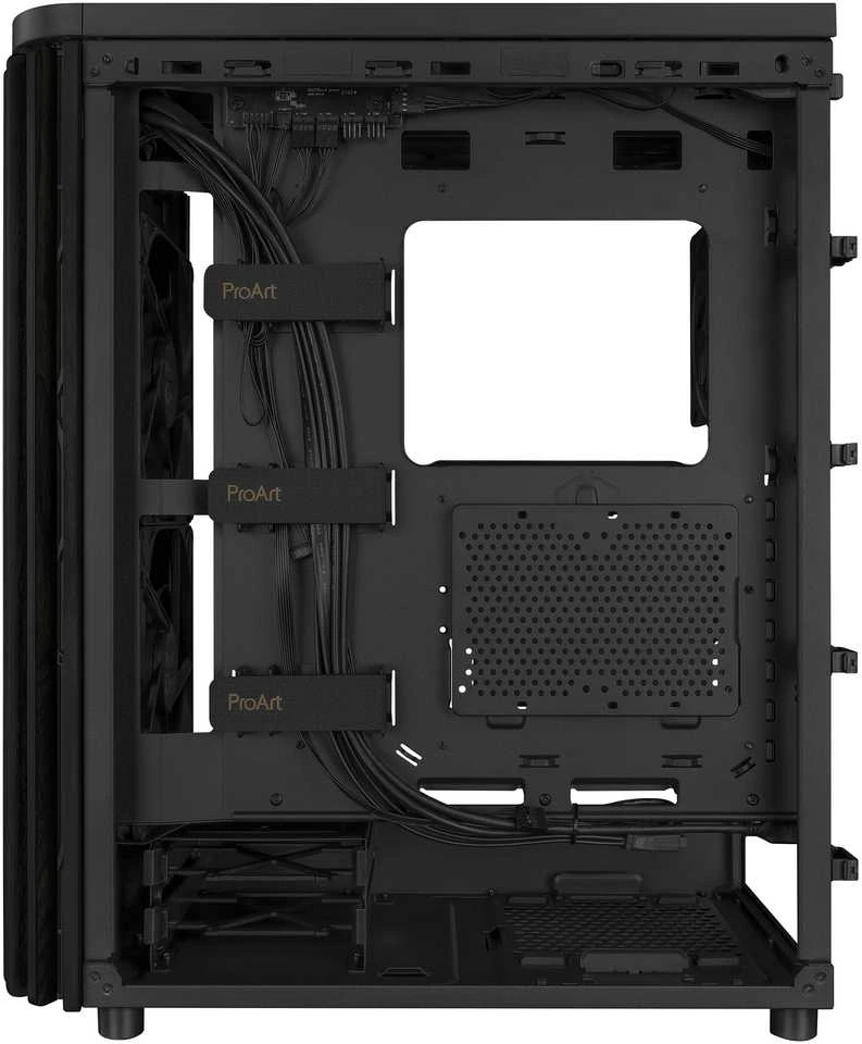 ASUS ProArt PA401 Wood Edition kompiuterio korpusas, Midi-Tower, ATX, Mesh-Panel juodas
