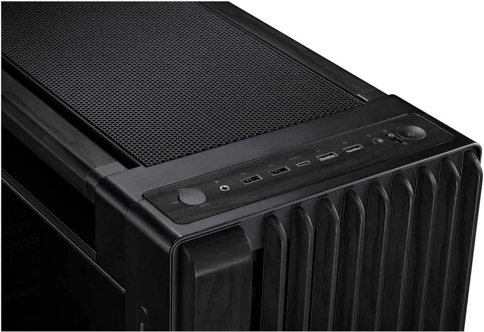ASUS ProArt PA602 Wood Edition Midi Tower Juodas