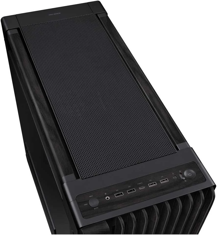 ASUS ProArt PA602 Wood Edition Midi Tower Juodas