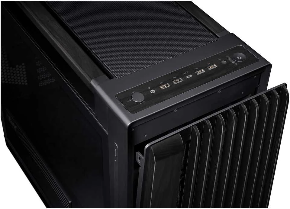ASUS ProArt PA602 Wood Edition Midi Tower Juodas