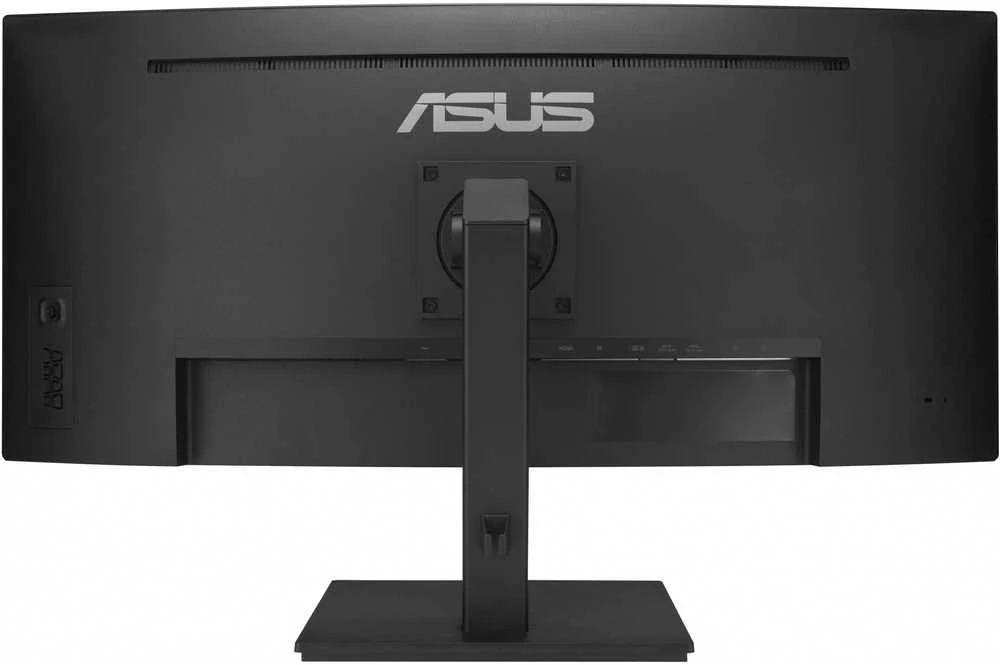 Monitorius ASUS VA34VCPSR 34 colių VA WLED lenktas 1500R UWQHD 21:9 100Hz 300cd/m2 4ms HDMI DP USB-C USB šakotuvas 3xUSB 3.2 G1 Type-A RJ45 Juodas