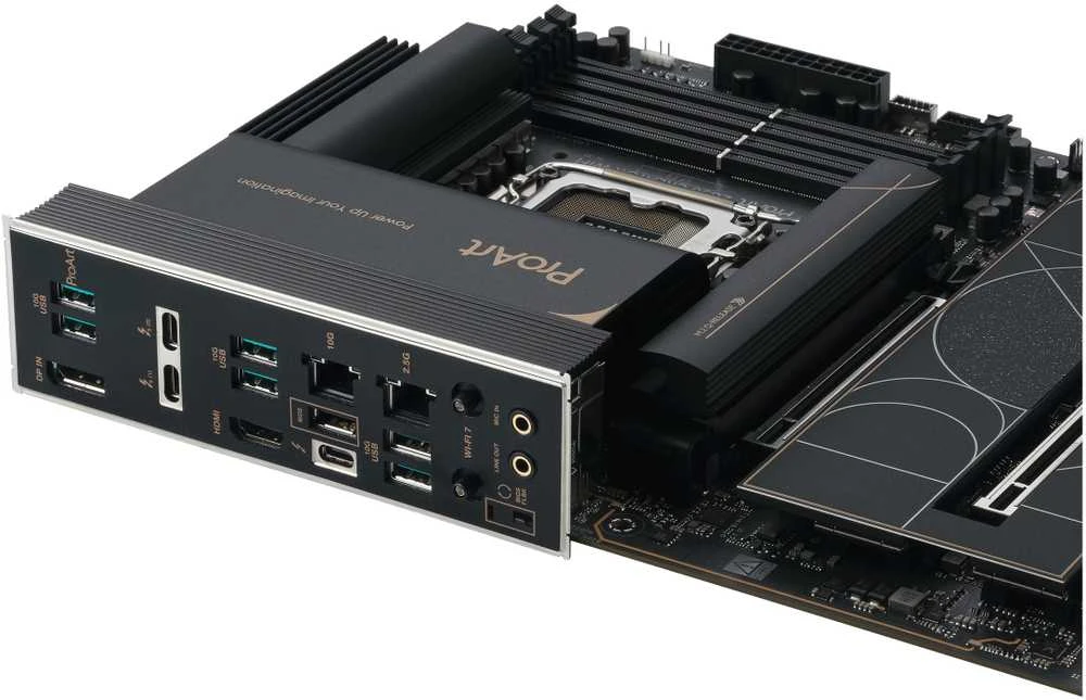 Pagrindinė plokštė ASUS PROART Z890-CREATOR WIFI LGA1851 4xDDR5 ATX MB 4xSATA 1xHDMI 2.1 3xThunderbolt 5xM.2