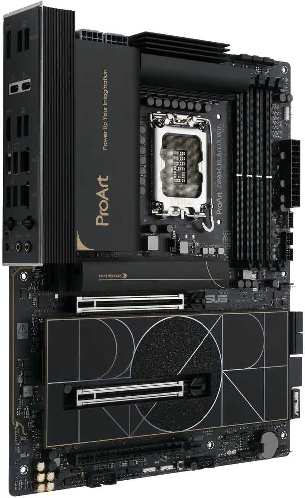 Pagrindinė plokštė ASUS PROART Z890-CREATOR WIFI LGA1851 4xDDR5 ATX MB 4xSATA 1xHDMI 2.1 3xThunderbolt 5xM.2