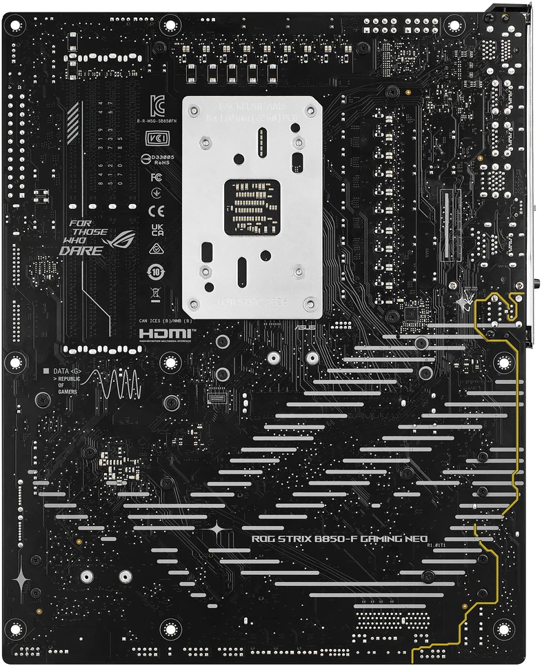 Pagrindinė plokštė ASUS ROG STRIX B850-F GAMING WIFI7 NEO AMD B850 Socket AM5 ATX