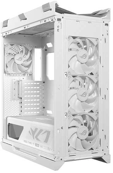 ASUS ROG STRIX HELIOS II GX601S, Bokšto tipo korpusas - baltas, grūdintas stiklas