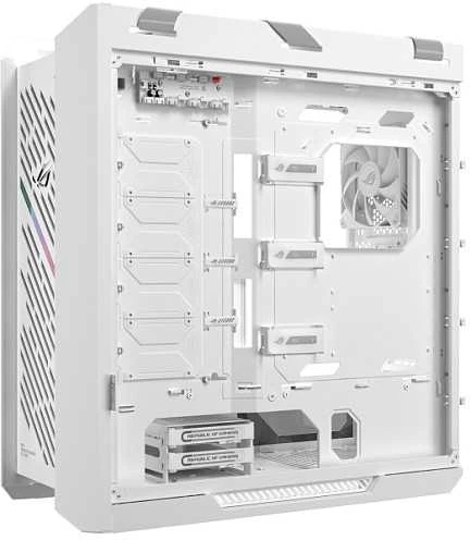 ASUS ROG STRIX HELIOS II GX601S, Bokšto tipo korpusas - baltas, grūdintas stiklas