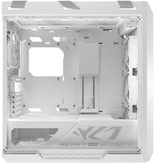 ASUS ROG STRIX HELIOS II GX601S, Bokšto tipo korpusas - baltas, grūdintas stiklas