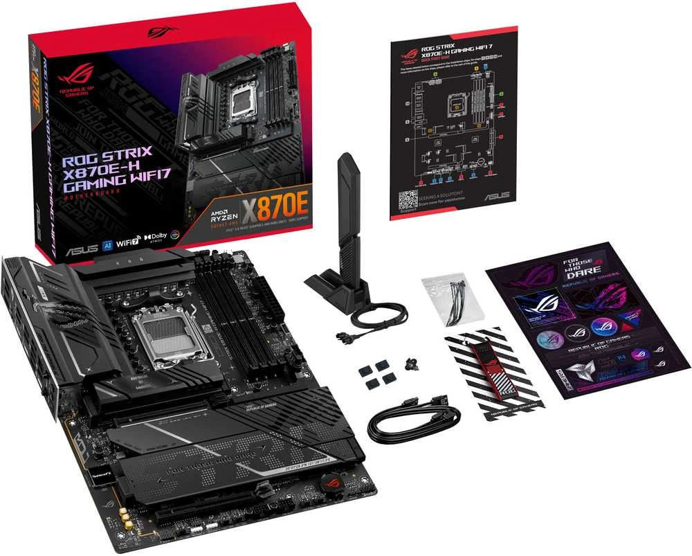 Pagrindinė plokštė ASUS ROG STRIX X870E-H GAMING WIFI7