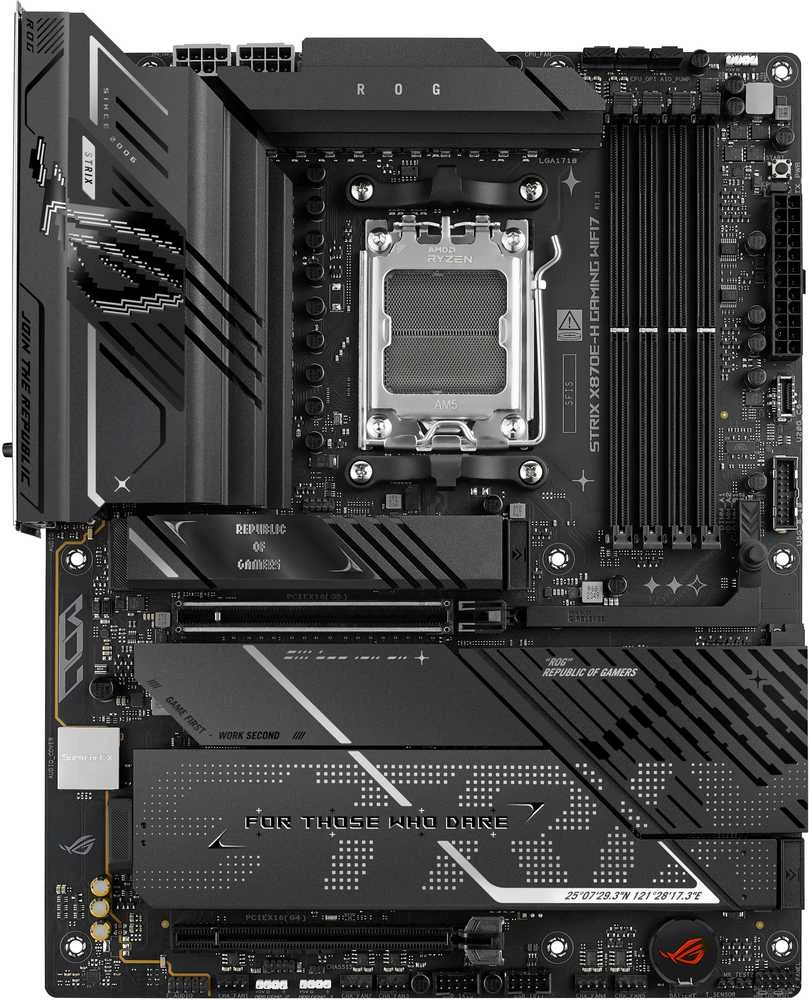 Pagrindinė plokštė ASUS ROG STRIX X870E-H GAMING WIFI7