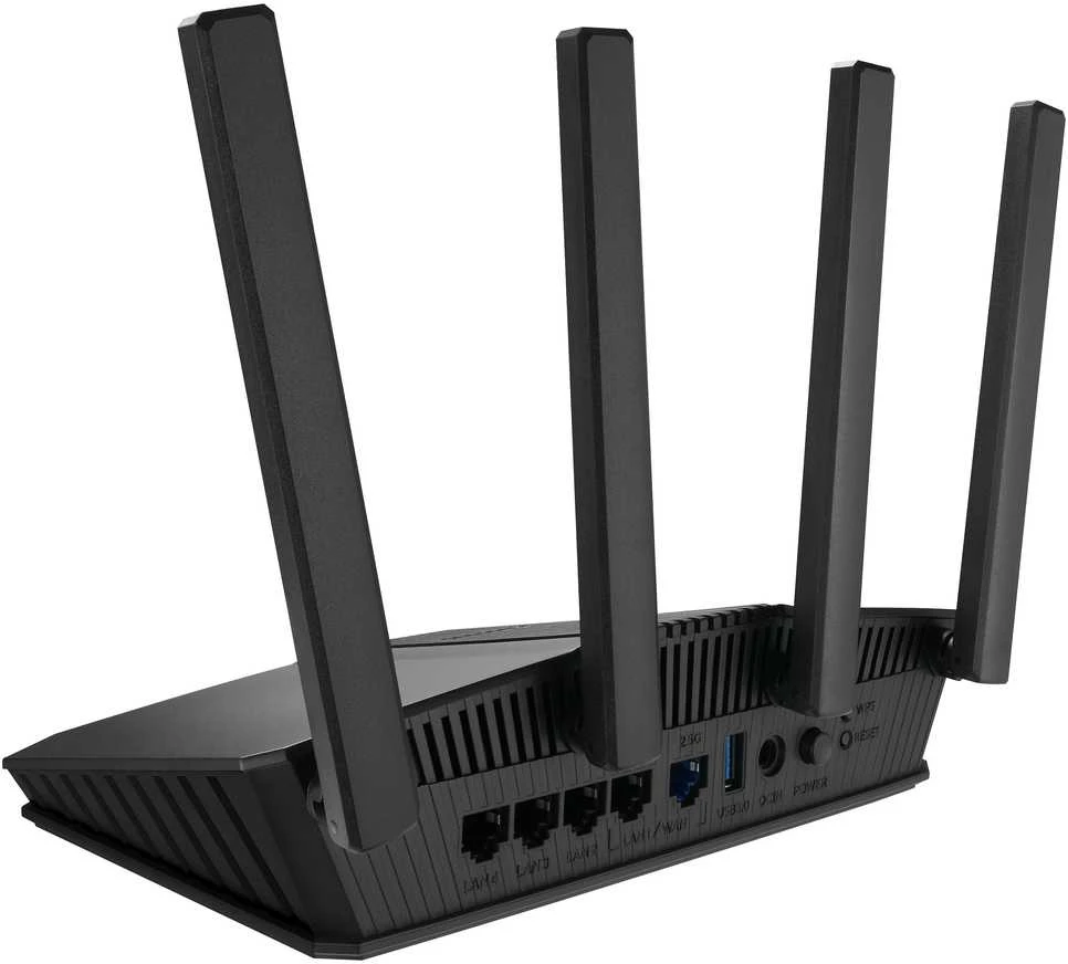 Asus | DWiFi 7 AiMesh išplečiamas maršrutizatorius | RT-BE58U | 802.11be | 10/100/1000 Mbit/s | Ethernet LAN (RJ-45) jungtys 5 | Tinklo palaikymas: Taip | MU-MiMO: Taip | 4G | Antenos tipas: Išorinė