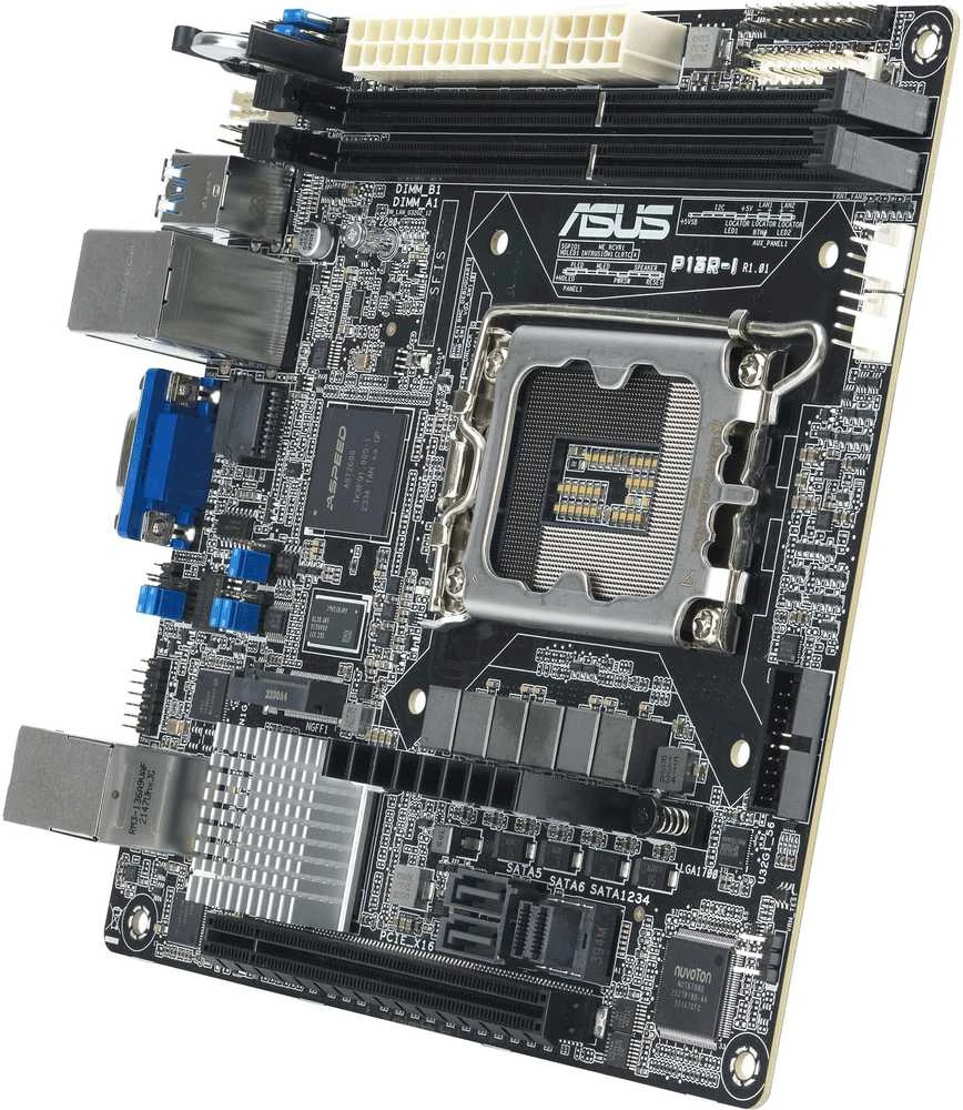 Pagrindinė plokštė Motininė Plokštė - Asus P13R-I LGA1700 Intel Xeon E-24XX MiniITX