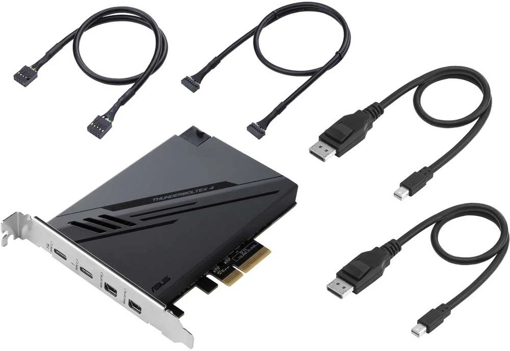 Kontroler Asus PCIe 3.0 x4 – 2x Thunderbolt 4 ThunderboltEX 4 (90MC09P0-M0EAY0)