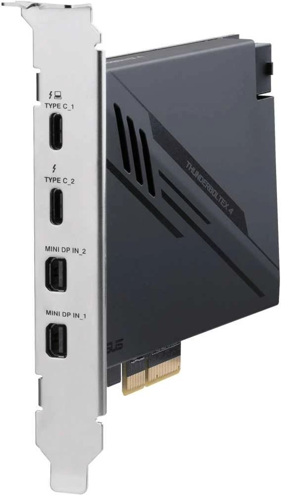 Kontroler Asus PCIe 3.0 x4 – 2x Thunderbolt 4 ThunderboltEX 4 (90MC09P0-M0EAY0)