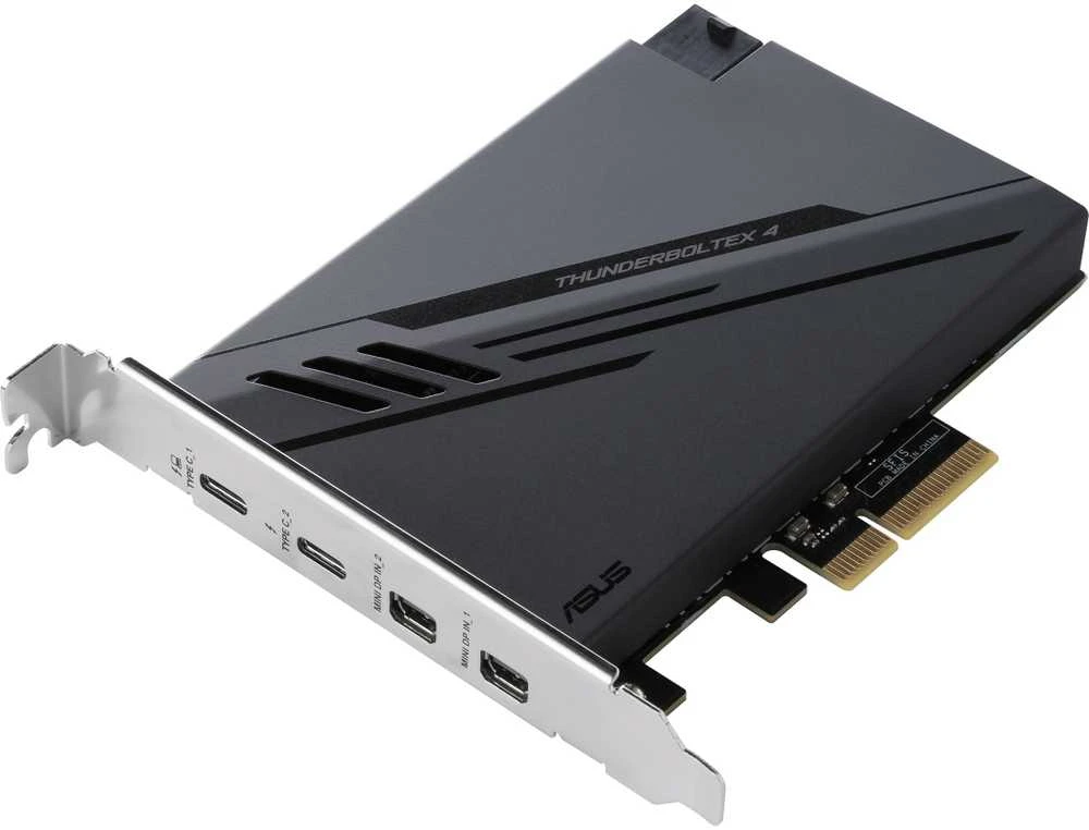 Kontroler Asus PCIe 3.0 x4 – 2x Thunderbolt 4 ThunderboltEX 4 (90MC09P0-M0EAY0)