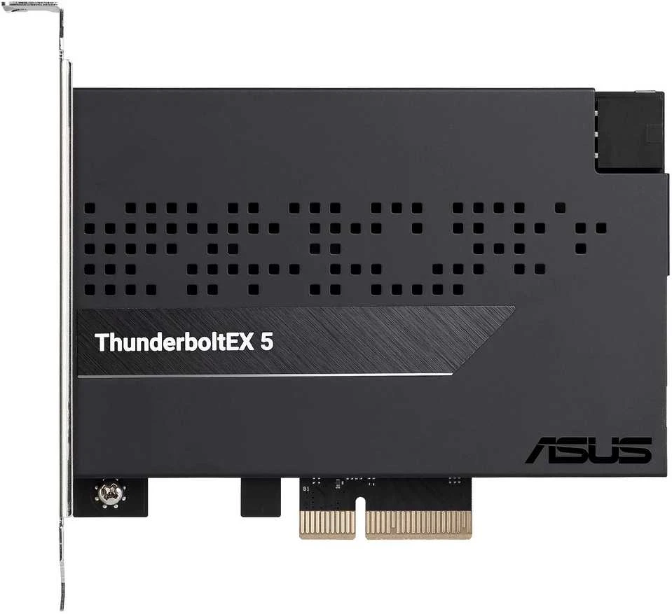 ASUS ThunderboltEX 5 jungčių plokštė profilis
