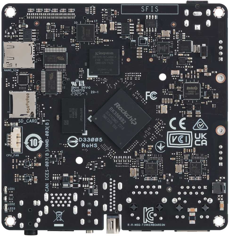 Pagrindinė plokštė Asus ASUS TINKER BOARD 3N/4G/32G