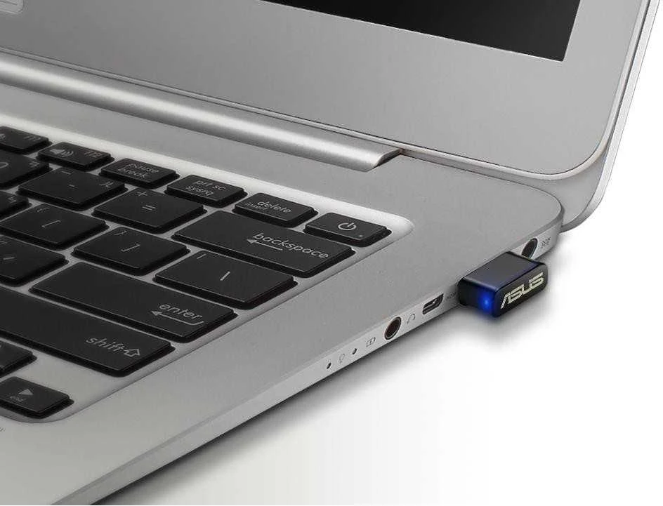 Asus | USB-AC53 NANO AC1200 dviejų dažnių USB MU-MIMO „Wi-Fi“ adapteris | 2,4 GHz / 5 GHz | 36 min.