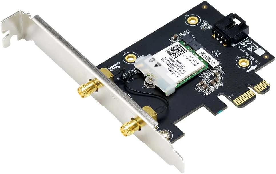 Šakotuvas Karta jungiama į tinklą Asus PCE-AX1800 (90IG07A0-MW0B00)