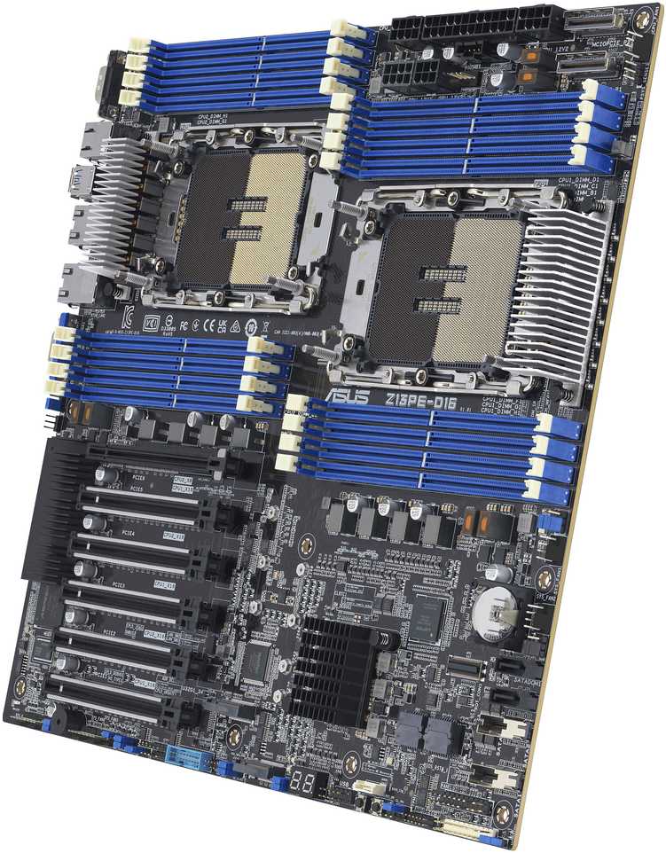 Pagrindinė plokštė ASUS Z13PE-D16/ASMB11 E-ATX 2x LGA 4677 DDR5 2x10G