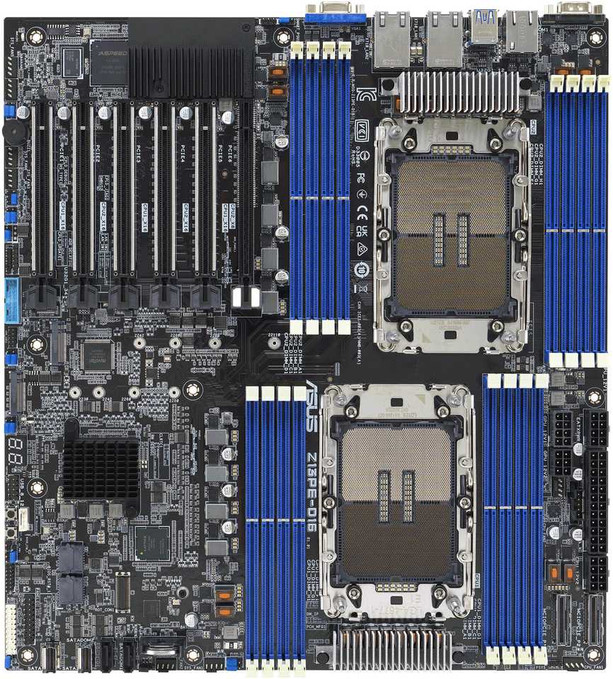 Pagrindinė plokštė ASUS Z13PE-D16/ASMB11 E-ATX 2x LGA 4677 DDR5 2x10G
