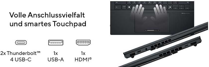 Nešiojamas kompiuteris ASUS ZenBook Duo 14 OLED U9-285H 32GB 1TB UX8406CA-QL203X W11P