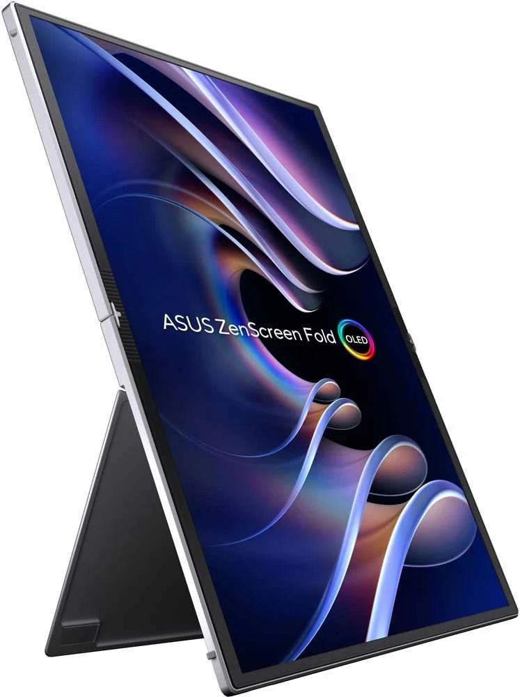 ASUS ZenScreen Fold OLED MQ17QH nešiojamas monitorius 17,3 colio OLED WUXGA 4:3 60Hz 350cd/m2 0,2ms Mini HDMI 2xUSB-C