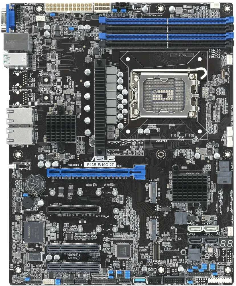 Pagrindinė plokštė Serverio plokštė - Asus P13R-E/10G-2T LGA1700 10GbE ATX