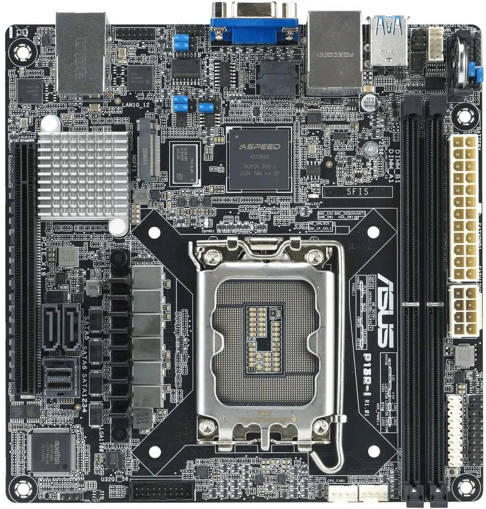 Pagrindinė plokštė Motininė Plokštė - Asus P13R-I LGA1700 Intel Xeon E-24XX MiniITX
